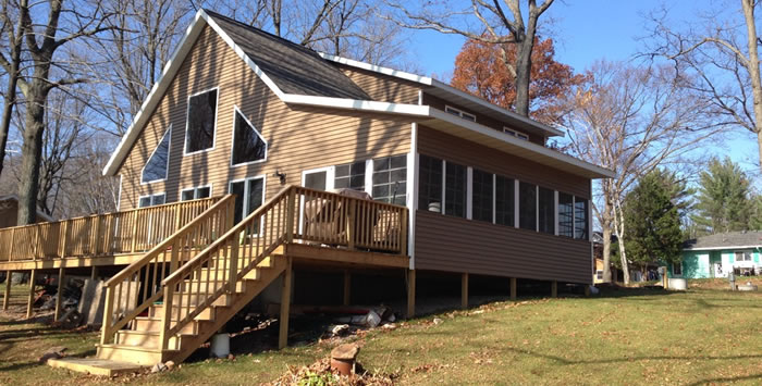 Vacation Home, Cabin and Cottage Builder in Central Wisconsin.